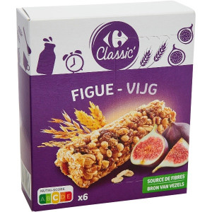 Barres aux 3 Céréales et à la Figue Pocket Carrefour