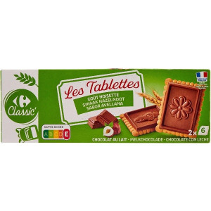 Petit Beurre au Chocolat au Lait et Noisettes Carrefour