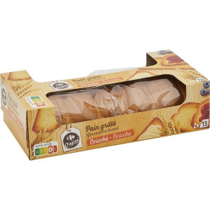 Pain Brioché Grillé Carrefour