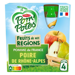 Compote à la Pomme et Poire Sans Sucres Ajoutés Carrefour