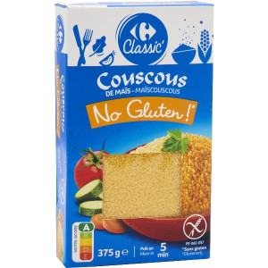 Couscous de Maïs Sans Gluten Carrefour