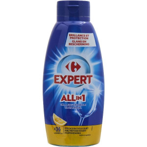 Gel Lave-Vaisselle Brillance et Protection Citron Tout en 1 Carrefour
