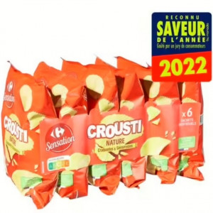 Chips Ondulées Natures Carrefour