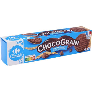 Sablés Nappés au Chocolat au Lait Pocket ChocoGrani Carrefour