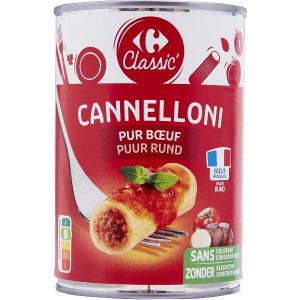 Cannelloni Pur Boeuf Carrefour