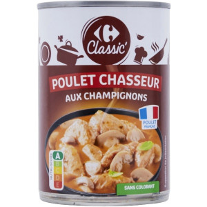 Poulet Chasseur aux Champignons Carrefour