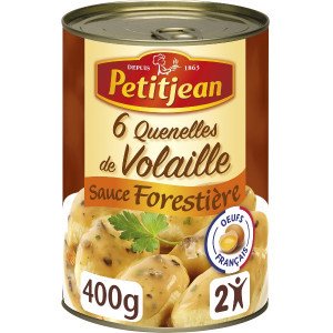 Quenelles de Volaille Sauce Champignon Petit Jean