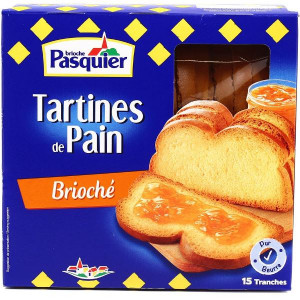 Tartines de Pain Brioché Pasquier