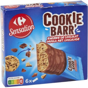 Barres Chocolatées Cookie Pocket Carrefour