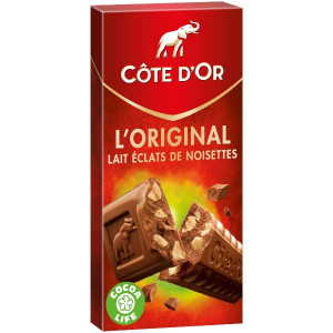Chocolat au Lait aux Eclats de Noisettes L'Original Côte d'Or
