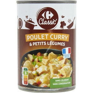 Poulet Curry aux Petits Légumes Carrefour