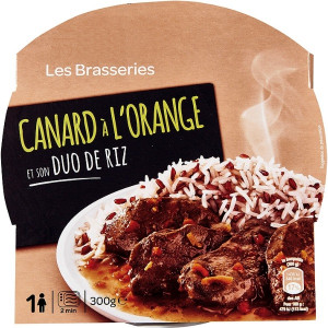 Canard à l'Orange et Duo de Riz Carrefour