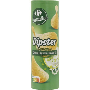 Chips Tuiles Crème Oignon Dipster Carrefour