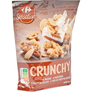 Muesli Croustillant de Céréales aux 4 Noix Crunchy Carrefour