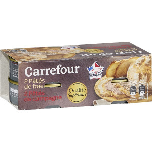 Pâté de Foie et Pâté Campagne Carrefour