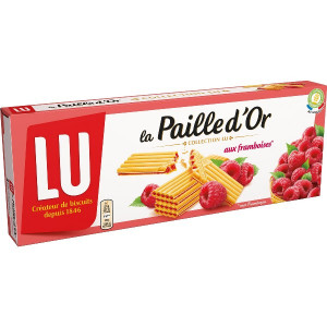 Gaufrettes à la Framboise Paille d'Or Lu