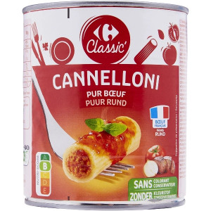 Cannelloni Pur Boeuf Carrefour
