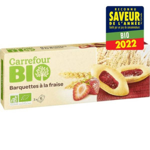 Barquettes à la Fraise Pocket Bio Carrefour