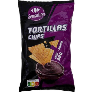 Chips Tortilla Goût BBQ Carrefour