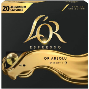 Capsules Café Espresso Or Absolu No09 L'Or 