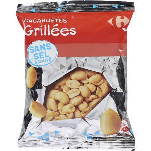 Cacahuètes Grillées Sans Sel Ajouté Carrefour