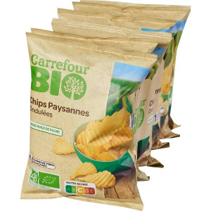 Chips Paysannes Ondulées Bio Carrefour