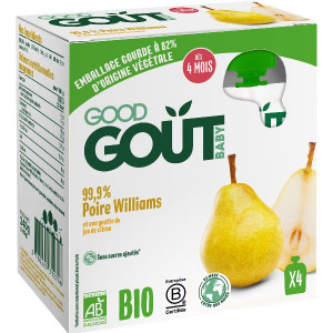 Poire Williams Bio Dès 4 Mois Good Gout 