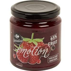 Confiture aux Fruits Rouges Emotion Sensation Carrefour
