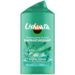 Crème de Douche Shampoing Rafraîchissant Eucalyptus Ushuaia