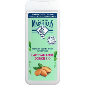 Crème de Douche Hydratant et Nourrissant Lait d'Amande Douce Bio Le Petit Marseillais
