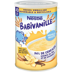 Céréales Vanille Dès 10 Mois Babivanille Nestlé