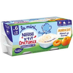 Fromage Blanc Abricot Petit Onctueux Dès 6 Mois Nestlé