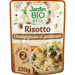 Risotto Champignons 2mns Bio Jardin Bio