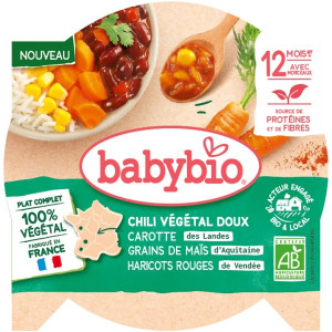 Chili Végétarien Doux Bio Dès 12 Mois Babybio