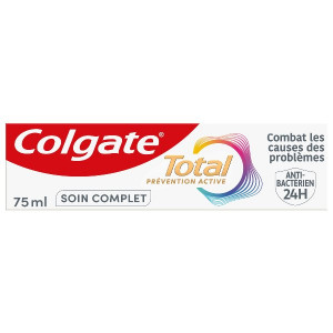 Dentifrice Prévention Soin Complet Total Active Colgate 
