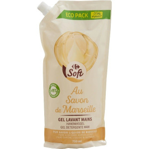 Recharge Pur Savon de Marseille Mains Carrefour