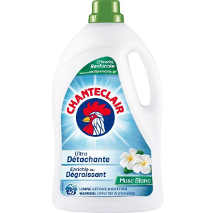 Lessive Liquide Ultra Détachante au Musc Blanc Chanteclair
