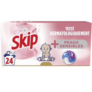 Lessive Tout-En-1 Peaux Sensibles Skip