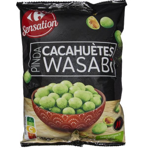 Cacahuètes Enrobées de Wasabi Carrefour