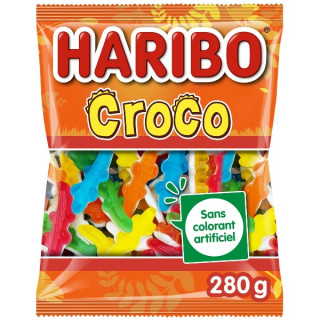 Bonbons Gélifiés Aromatisés Croco Haribo