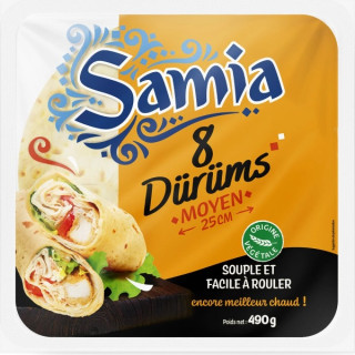 Wraps de Blé Durum Ø25cm Samia