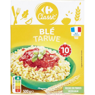 Grains de Blé Dur Cuisson Rapide 10mns Carrefour