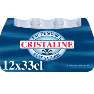 Eau de Source Naturelle Bouchon Sport Cristaline