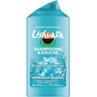 Gel Douche Shampoing Fraicheur aux Minéraux Marins Ushuaia