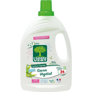 Lessive Hypoallergénique au Savon Végétal Eco Arbre Vert