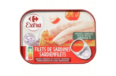 Filets de Sardines à la Sauce Tomate Carrefour