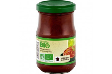 Sauce Tomate aux 4 Légumes Bio Carrefour