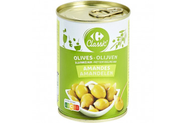 Olives Vertes Farcies aux Amandes Carrefour
