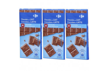 Chocolat au Lait du Pays Alpin Carrefour