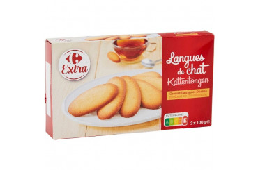 Langues de Chat Carrefour